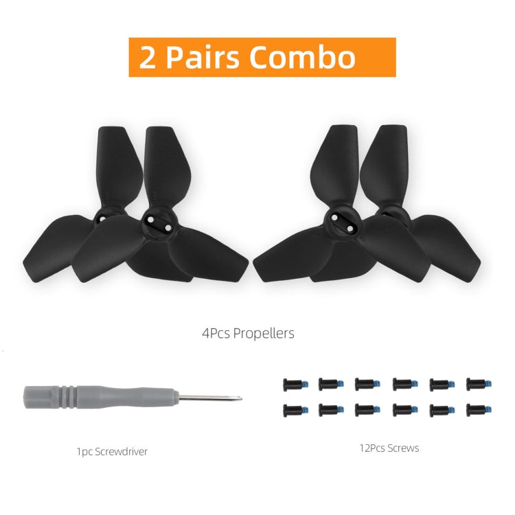 For DJI Neo Sunnylife 2016S Drone Color 3-Blade Propeller, Quantity:2 pairs(Orange) - free shipping - PMC TechLife - Order now!
