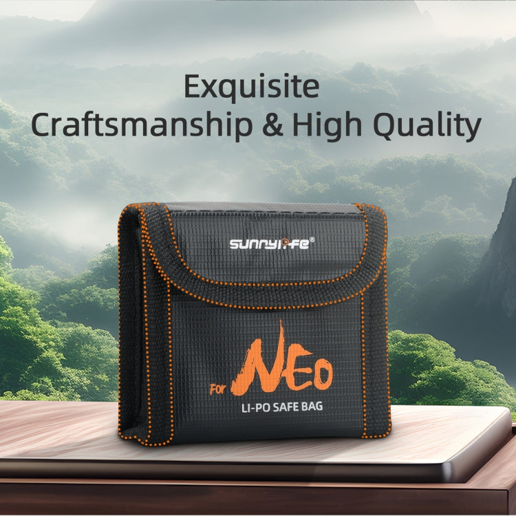 For DJI Neo Sunnylife Battery Explosion-proof Safe Bag Protective Li-Po Safe Bag(For 1pc Battery) - free shipping - PMC TechLife - Order now!