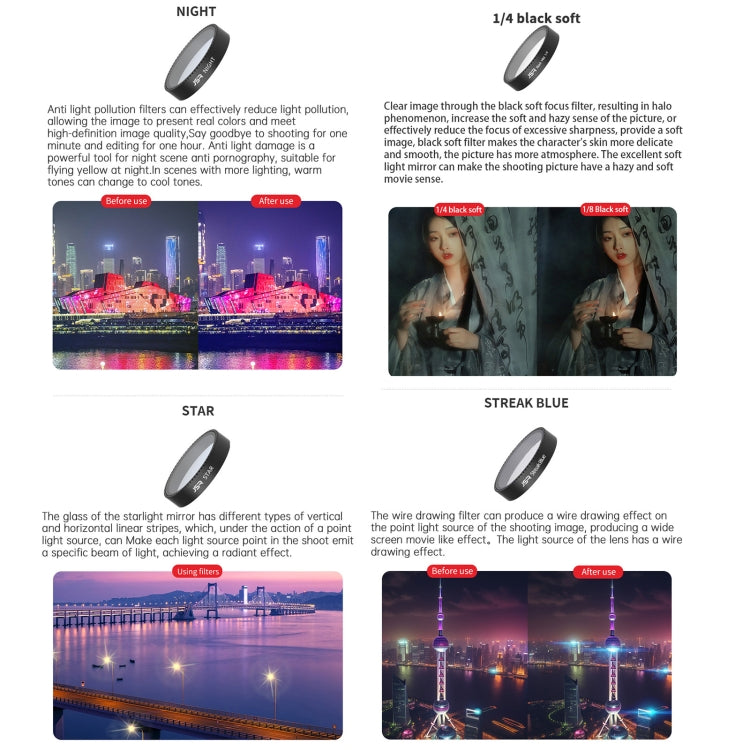 For DJI Neo JSR KB Series Drone Lens Filter, Filter:ND8 - free shipping - PMC TechLife - Order now!