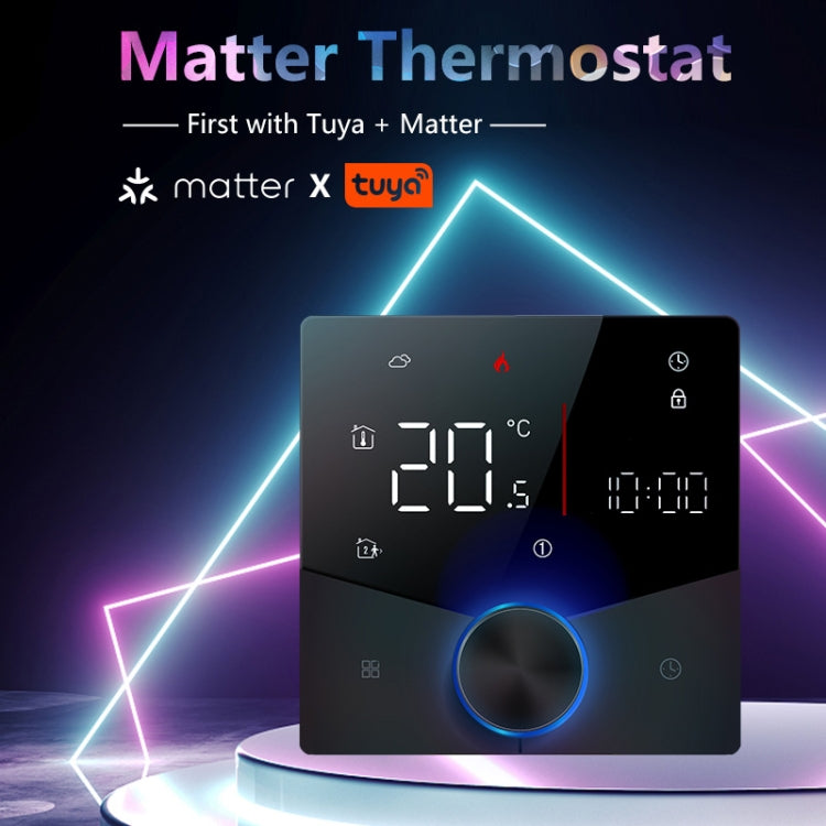 BHT-009GALW-MT Water Heating WiFi Smart Home LED Thermostat with Matter(White) - Thermostat & Thermometer by PMC Jewellery | Online Shopping South Africa | PMC Jewellery | Buy Now Pay Later Mobicred