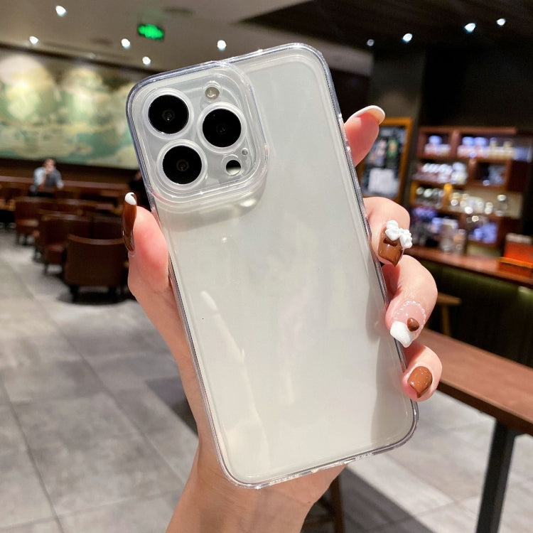 For iPhone 16e Angel Eye Straight Edge Full Cover TPU Phone Case(Transparent) - iPhone 16e Cases by PMC TechLife | Online Shopping South Africa | PMC TechLife | Buy Now Pay Later Mobicred