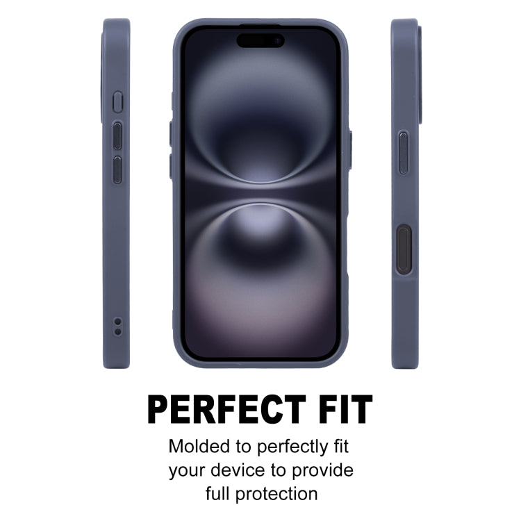 For iPhone 16 Plus GEBEI Skin Feel MagSafe Magnetic Phone Case(Blue) - iPhone 16 Plus Cases by GEBEI | Online Shopping South Africa | PMC Jewellery | Buy Now Pay Later Mobicred