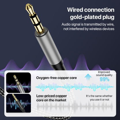 2 in 1 8 Pin, USB-C / Type-C to 3.5mm Car AUX Audio Adapter Cable, Length:1m(Grey) - Video & Audio Cable by PMC Jewellery | Online Shopping South Africa | PMC Jewellery | Buy Now Pay Later Mobicred