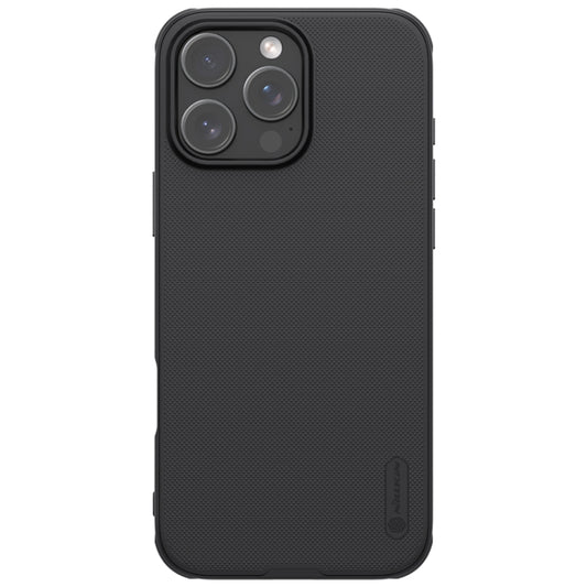 For iPhone 16 Pro NILLKIN Frosted Shield Pro PC + TPU Phone Case(Black) - iPhone 16 Pro Cases by NILLKIN | Online Shopping South Africa | PMC Jewellery | Buy Now Pay Later Mobicred