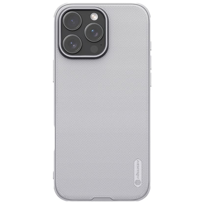 For iPhone 16 Pro NILLKIN Frosted Shield Pro PC + TPU Phone Case(Silver) - iPhone 16 Pro Cases by NILLKIN | Online Shopping South Africa | PMC Jewellery | Buy Now Pay Later Mobicred