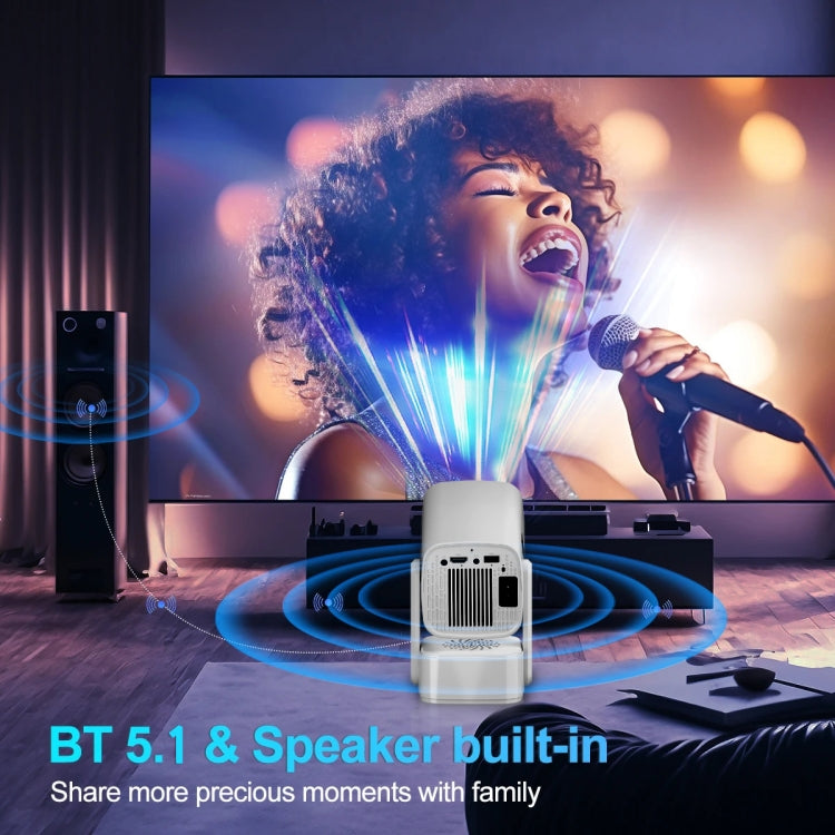 Y7S 720P Android 11 OS Portable Home WiFi Projector with Speaker, CPU:RK3326(UK Plug) - Mini Projector by PMC Jewellery | Online Shopping South Africa | PMC Jewellery | Buy Now Pay Later Mobicred