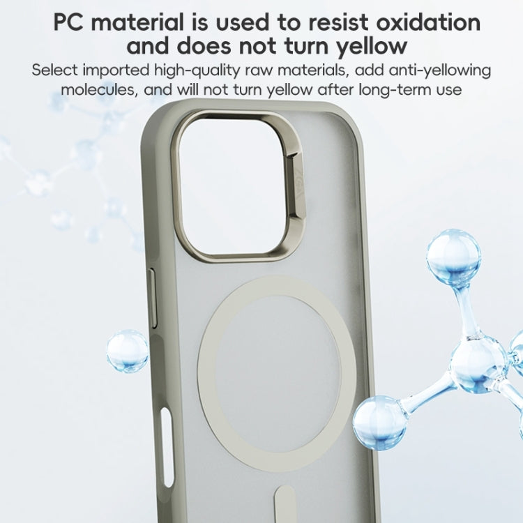 For iPhone 16 ZGA Magsafe Frosted PC Hybrid TPU Phone Case(Pink) - free shipping - PMC Jewellery - Order now!
