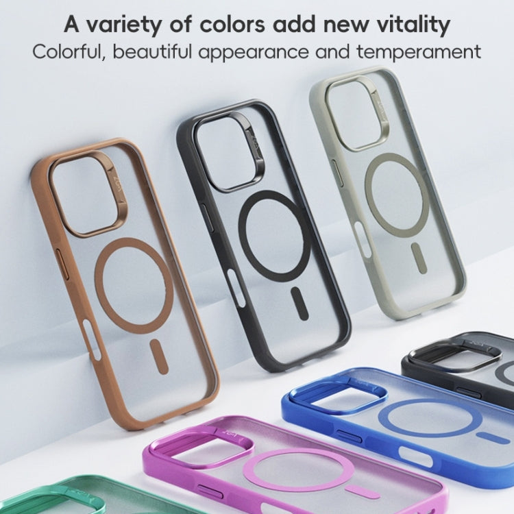 For iPhone 16 ZGA Magsafe Frosted PC Hybrid TPU Phone Case(Pink) - free shipping - PMC Jewellery - Order now!