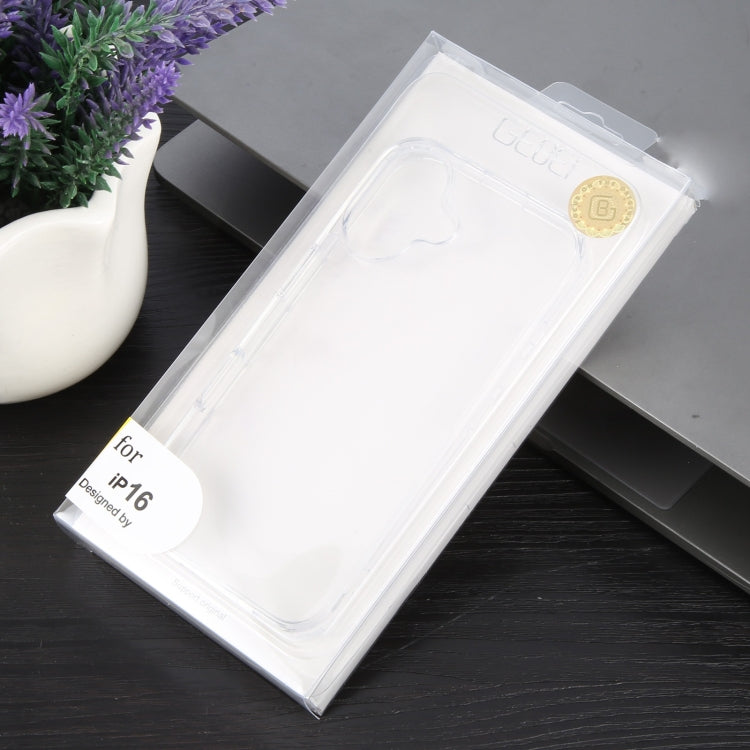 For iPhone 16 GEBEI Acrylic Transparent Phone Case - iPhone 16 Cases by GEBEI | Online Shopping South Africa | PMC Jewellery | Buy Now Pay Later Mobicred