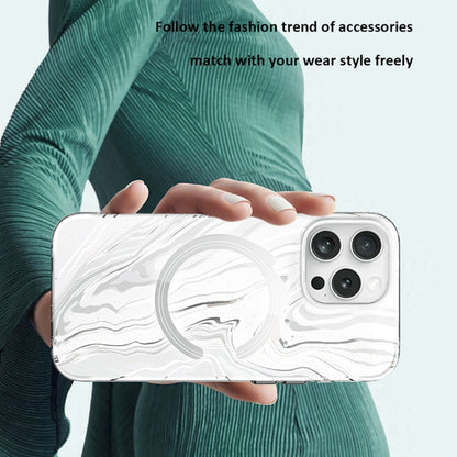 For iPhone 16 TGVIS Grace Series MagSafe Magnetic Phone Case(Daisy) - iPhone 16 Cases by TGVIS | Online Shopping South Africa | PMC Jewellery | Buy Now Pay Later Mobicred