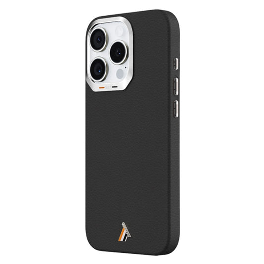 For iPhone 16 Pro TGVIS VIDA Series MagSafe Magnetic PU Leather Phone Case(Black) - iPhone 16 Pro Cases by TGVIS | Online Shopping South Africa | PMC Jewellery | Buy Now Pay Later Mobicred