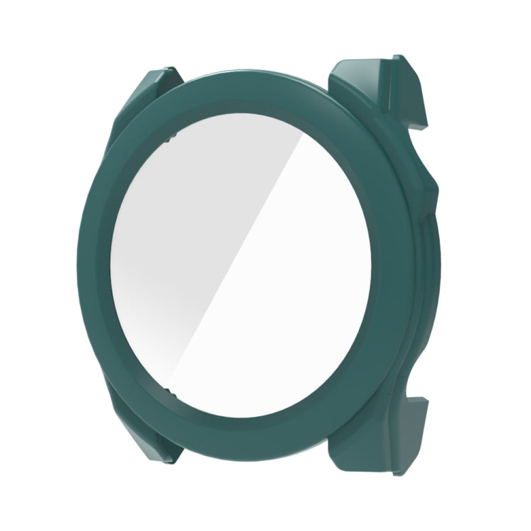 For Garmin Fenix 8 AMOLED 51mm Tempered Glass Film Integrated PC Watch Protective Case(Green) - Watch Cases by PMC TechLife | Online Shopping South Africa | PMC TechLife | Buy Now Pay Later Mobicred