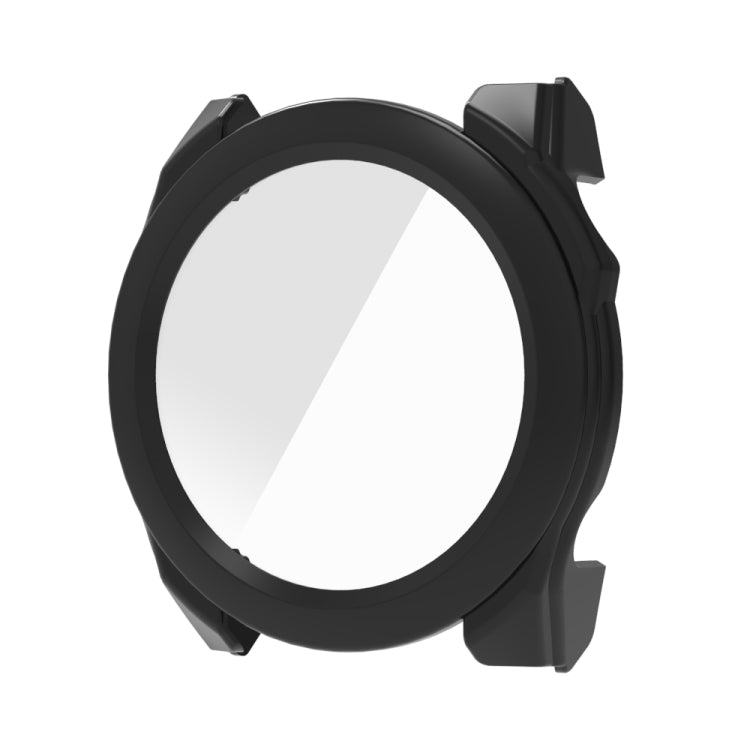 For Garmin Fenix 8 AMOLED 43mm Tempered Glass Film Integrated PC Watch Protective Case(Black) - Watch Cases by PMC TechLife | Online Shopping South Africa | PMC TechLife | Buy Now Pay Later Mobicred