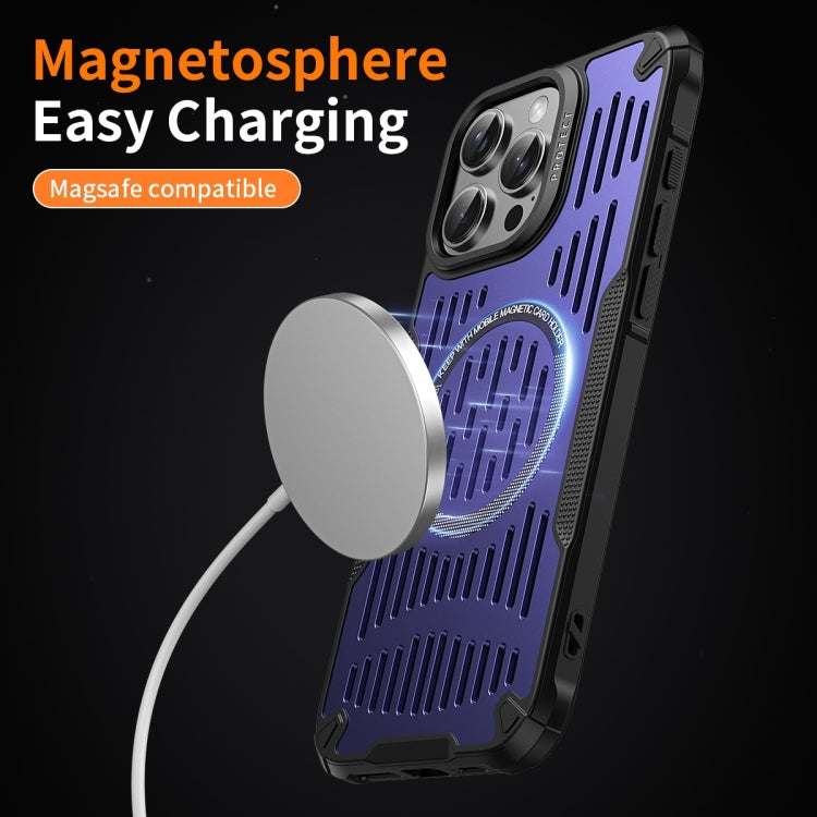 For iPhone 16 Pro Ice Front Cooling MagSafe Magnetic Phone Case(Purple) - iPhone 16 Pro Cases by PMC Jewellery | Online Shopping South Africa | PMC Jewellery | Buy Now Pay Later Mobicred