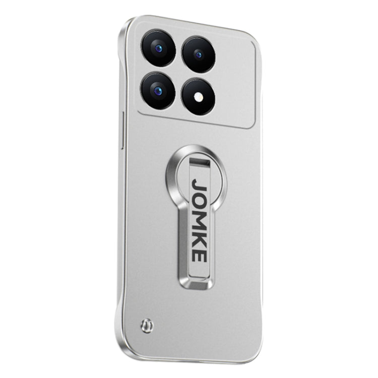 For Redmi K70 Pro Baking Varnish 360 Rotate Holder No Frame PC Phone Case(Silver) - free shipping - PMC Jewellery - Order now!