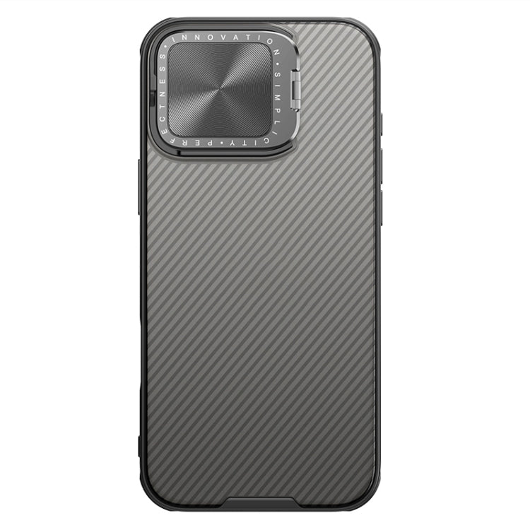 For iPhone 16 Pro Max NILLKIN CamShield Prop Translucent PC Phone Case(Black) - iPhone 16 Pro Max Cases by NILLKIN | Online Shopping South Africa | PMC Jewellery | Buy Now Pay Later Mobicred