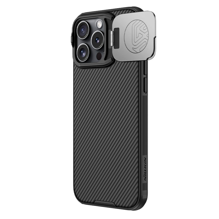 For iPhone 16 Pro Max NILLKIN CamShield Prop MagSafe Magnetic PC Phone Case(Black) - iPhone 16 Pro Max Cases by NILLKIN | Online Shopping South Africa | PMC Jewellery | Buy Now Pay Later Mobicred