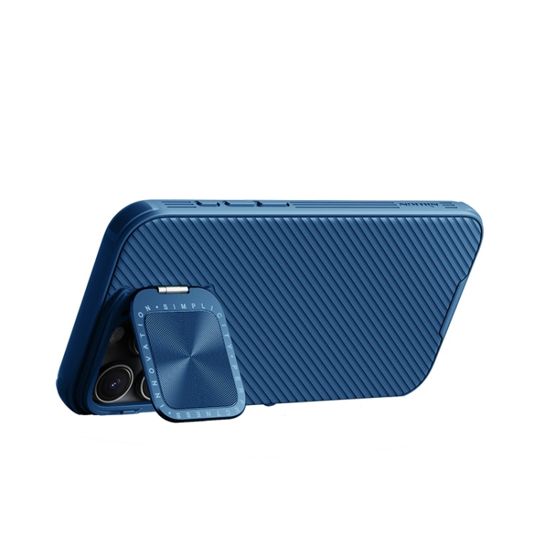 For iPhone 16 Pro NILLKIN CamShield Prop MagSafe Magnetic PC Phone Case(Blue) - iPhone 16 Pro Cases by NILLKIN | Online Shopping South Africa | PMC Jewellery | Buy Now Pay Later Mobicred