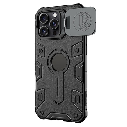 For iPhone 16 Pro Max NILLKIN Black Rhino Prop MagSafe Magnetic PC Phone Case(Black) - iPhone 16 Pro Max Cases by NILLKIN | Online Shopping South Africa | PMC Jewellery | Buy Now Pay Later Mobicred