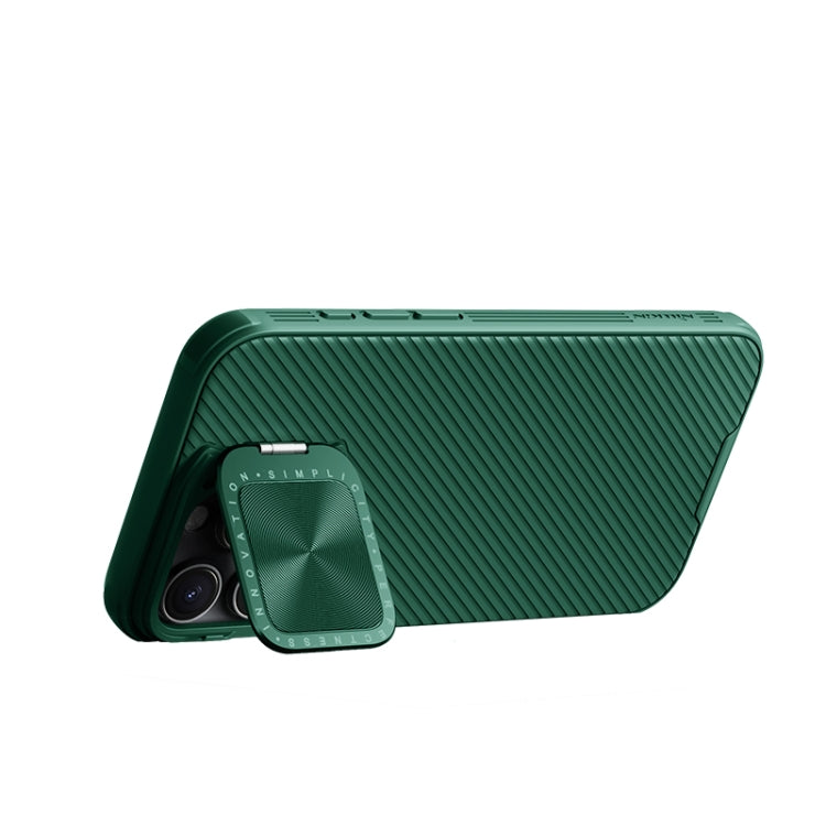 For iPhone 16 Pro Max NILLKIN Black Mirror Prop CD Texture Mirror Phone Case(Green) - iPhone 16 Pro Max Cases by NILLKIN | Online Shopping South Africa | PMC Jewellery | Buy Now Pay Later Mobicred