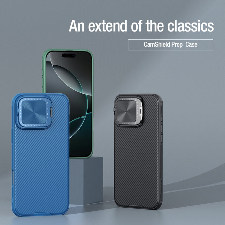 For iPhone 16 Pro NILLKIN Black Mirror Prop CD Texture Mirror Phone Case(Black) - free shipping - PMC Jewellery - Order now!