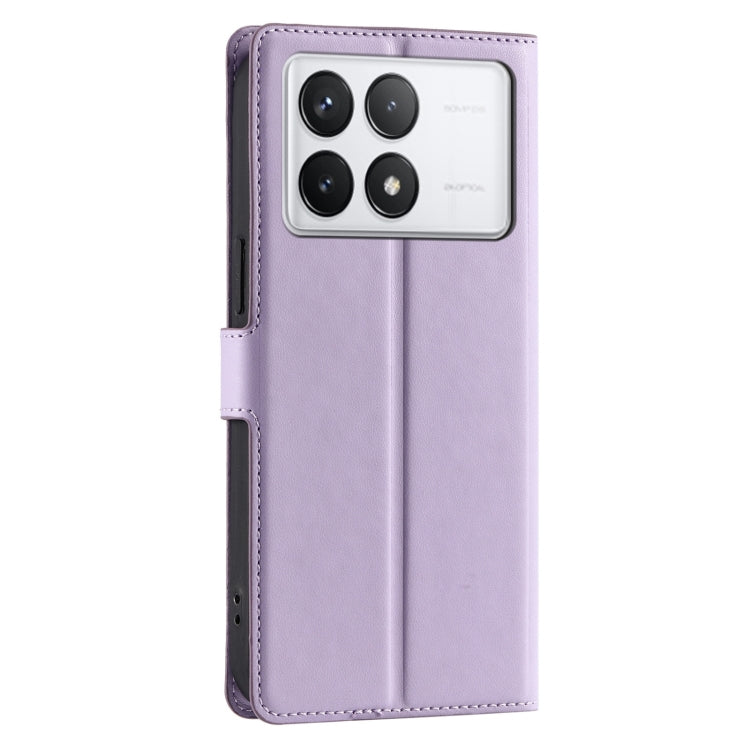 For Redmi K70 Voltage Ultra-thin Dot Leather Phone Case(Purple) - K70 Cases by PMC Jewellery | Online Shopping South Africa | PMC Jewellery | Buy Now Pay Later Mobicred