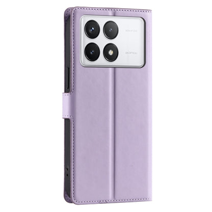 For Redmi K70 Voltage Ultra-thin Dot Leather Phone Case(Purple) - K70 Cases by PMC Jewellery | Online Shopping South Africa | PMC Jewellery | Buy Now Pay Later Mobicred