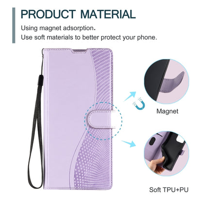 For Redmi K70 Voltage Ultra-thin Dot Leather Phone Case(Purple) - K70 Cases by PMC Jewellery | Online Shopping South Africa | PMC Jewellery | Buy Now Pay Later Mobicred