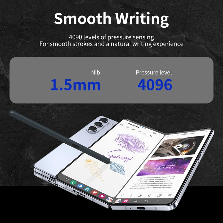 For Samsung Galaxy Z Fold6 / 5 / 4 / 3 Electromagnetic Stylus Pen with Pen Slot(Dark Grey) - Stylus Pen by PMC TechLife | Online Shopping South Africa | PMC TechLife | Buy Now Pay Later Mobicred