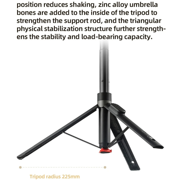 Xiaomi XMBJZPG01YM Zoom Floor Standing Bluetooth Stand Selfie Stick - Selfie Sticks by Xiaomi | Online Shopping South Africa | PMC Jewellery | Buy Now Pay Later Mobicred