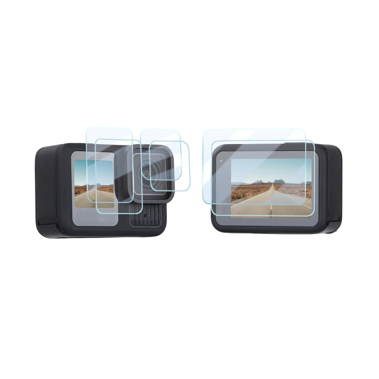 For GoPro HERO13 Black Sunnylife 3 in 1 Lens Protector Front and Rear Screen Tempered Glass Films, Quantity:2 + 2 + 2 Sets - free shipping - PMC TechLife - Order now!