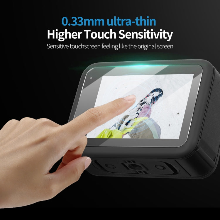 For GoPro HERO13 Black Sunnylife 3 in 1 Lens Protector Front and Rear Screen Tempered Glass Films, Quantity:1 + 1 + 1 Sets - free shipping - PMC TechLife - Order now!