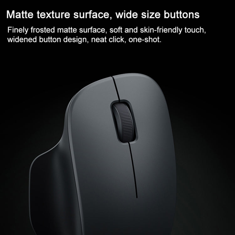 Original Xiaomi XMWXSB04YM 2.4GHz Portable Wireless Mouse Comfort Edition(Black) - Wireless Mice by Xiaomi | Online Shopping South Africa | PMC Jewellery | Buy Now Pay Later Mobicred