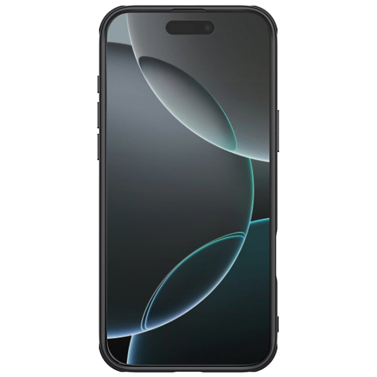 For iPhone 16 Pro NILLKIN Frosted Shield Pro PC + TPU Phone Case(Black) - iPhone 16 Pro Cases by NILLKIN | Online Shopping South Africa | PMC Jewellery | Buy Now Pay Later Mobicred