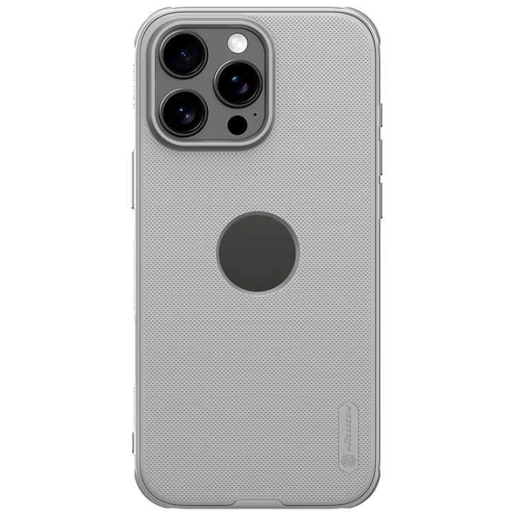 For iPhone 16 Pro NILLKIN Frosted Shield Pro PC + TPU Phone Case(Grey) - iPhone 16 Pro Cases by NILLKIN | Online Shopping South Africa | PMC Jewellery | Buy Now Pay Later Mobicred