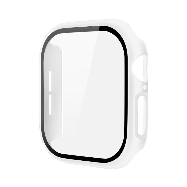 For Apple Watch Series 10 42mm imak Integrated Watch Case with Film(White) - Watch Cases by imak | Online Shopping South Africa | PMc TechLife | Buy Now Pay Later Mobicred