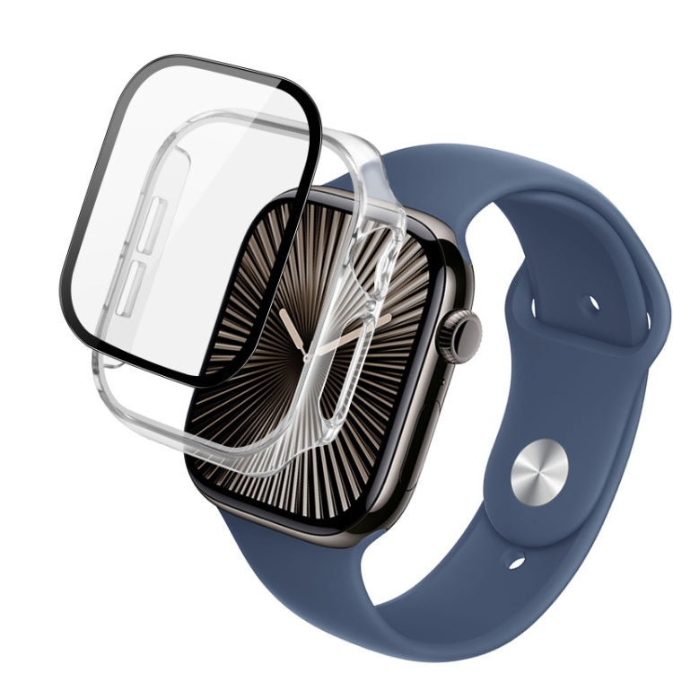For Apple Watch Series 10 42mm imak Integrated Watch Case with Film(Transparent) - free shipping - PMc TechLife - Order now!