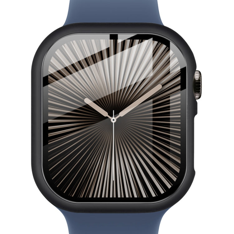 For Apple Watch Series 10 46mm imak Integrated Watch Case with Film(Black) - free shipping - PMc TechLife - Order now!