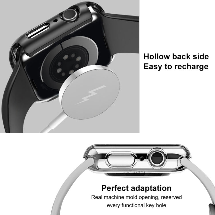 For Apple Watch Series 10 42mm imak Integrated Watch Case with Film(Silver) - Watch Cases by imak | Online Shopping South Africa | PMc TechLife | Buy Now Pay Later Mobicred
