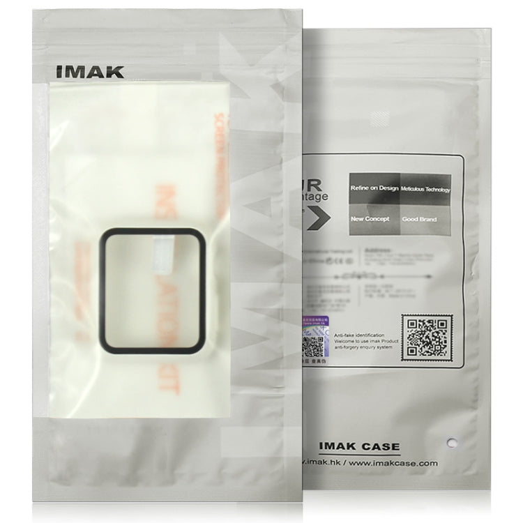 For Apple Watch Series 10 42mm imak Integrated Watch Case with Film(Silver) - Watch Cases by imak | Online Shopping South Africa | PMc TechLife | Buy Now Pay Later Mobicred