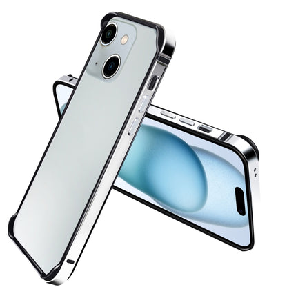 For iPhone 16 Plus TPU + Aluminum Alloy Frame Phone Case(Silver) - iPhone 16 Plus Cases by PMC Jewellery | Online Shopping South Africa | PMC Jewellery | Buy Now Pay Later Mobicred