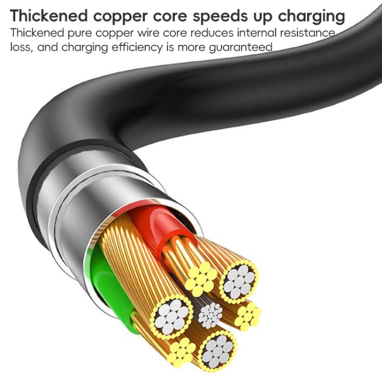 For LeadingIdeal L9 / L8 / L7 / L6 PD65W Type-C Elbow to Type-C, 8 Pin Spring Charging Cable(Yellow) - free shipping - PMC TechLife - Order now!