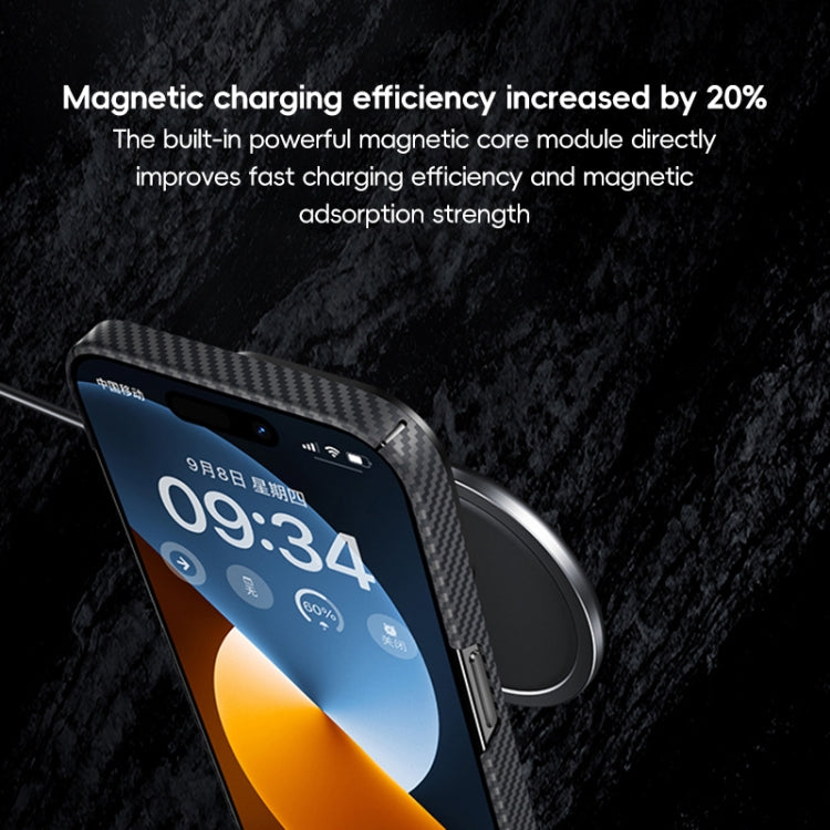 For iPhone 16 Plus Benks Classic Kevlar 600D Fiber MagSafe Phone Case(Black) - free shipping - PMC Jewellery - Order now!