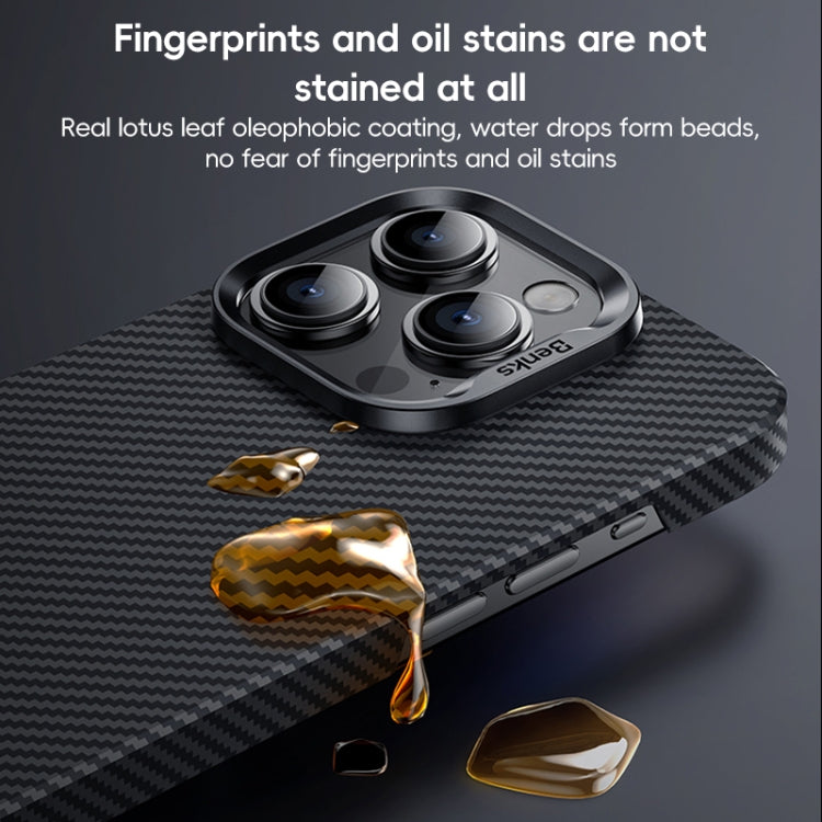 For iPhone 16 Plus Benks Classic Kevlar 600D Fiber MagSafe Phone Case(Black) - free shipping - PMC Jewellery - Order now!