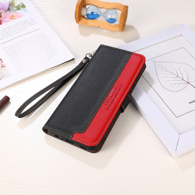 For Samsung Galaxy S25 Ultra KHAZNEH Litchi Texture Leather RFID Phone Case(Black) - free shipping - PMC Jewellery - Order now!