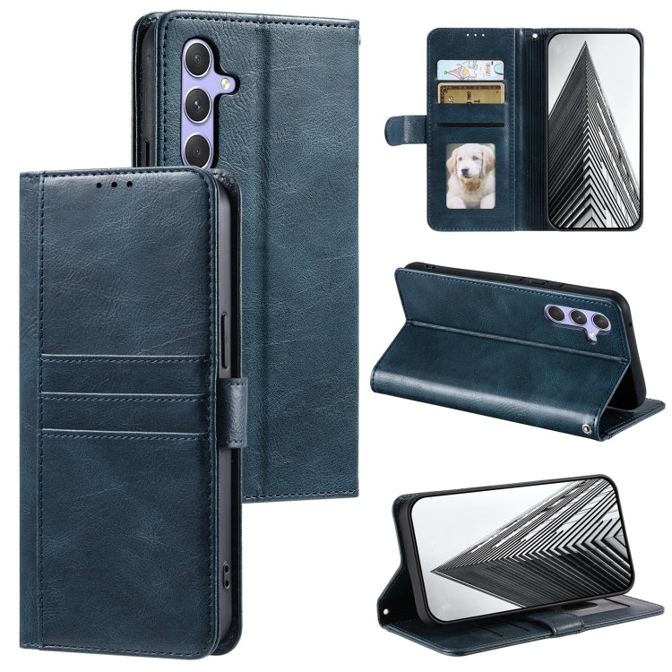 For Samsung Galaxy S25+ 5G Simple 6-Card Wallet Leather Phone Case(Navy Blue) - free shipping - PMC TechLife - Order now!