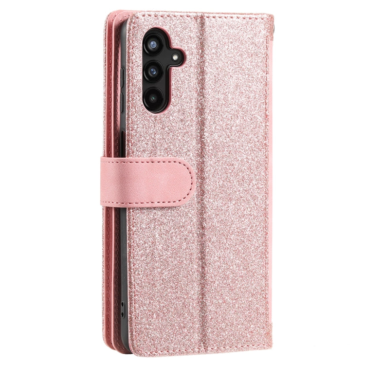 For Samsung Galaxy S25+ 5G Nine Card Zipper Bag Leather Phone Case with Lanyard(Pink) - Galaxy S25+ 5G Cases by PMC TechLife | Online Shopping South Africa | PMC TechLife | Buy Now Pay Later Mobicred