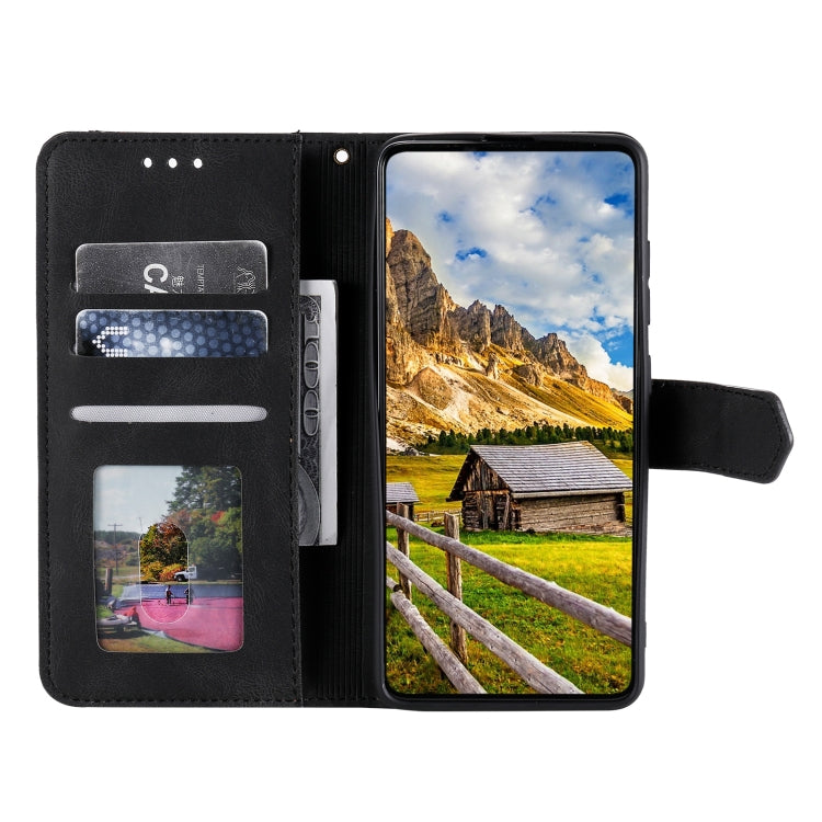 For Samsung Galaxy S25 Ultra 5G Nail Skin Feel Stitching Calf Texture Leather Phone Case(Black) - Galaxy S25 Ultra 5G Cases by PMC TechLife | Online Shopping South Africa | PMC TechLife | Buy Now Pay Later Mobicred