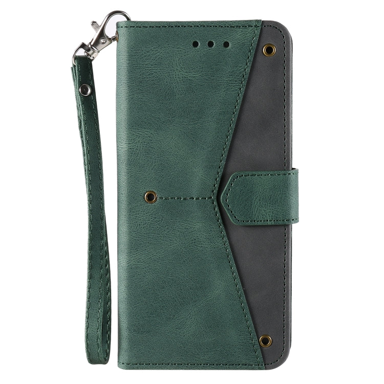 For Samsung Galaxy S25 Ultra 5G Nail Skin Feel Stitching Calf Texture Leather Phone Case(Green) - Galaxy S25 Ultra 5G Cases by PMC TechLife | Online Shopping South Africa | PMC TechLife | Buy Now Pay Later Mobicred
