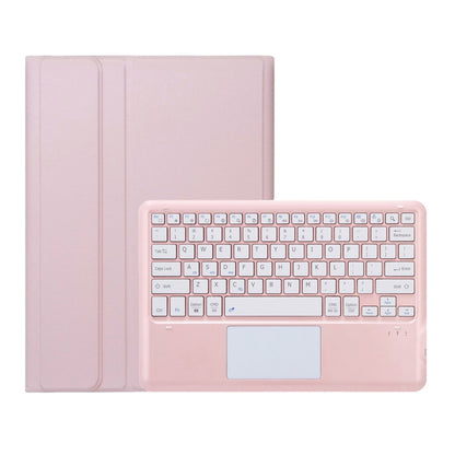 For Huawei MatePad Air 12 2024 Ultra-thin Detachable Bluetooth Keyboard Leather Tablet Case with Touchpad(Pink White) - Huawei Keyboard by PMC Jewellery | Online Shopping South Africa | PMC Jewellery | Buy Now Pay Later Mobicred